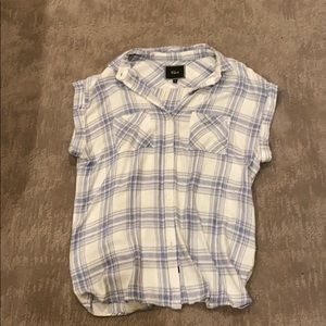 Rails Medium Short Sleeve Plaid Button up
